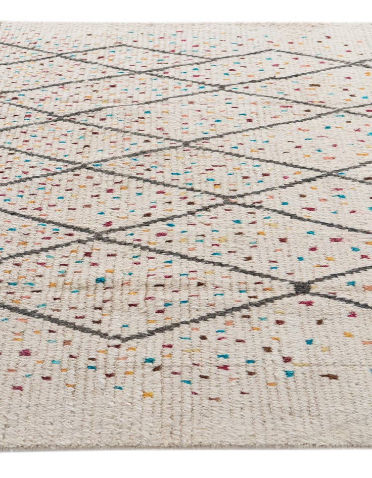 Detail image of 6' x 10' 3  Hand Knotted Moroccan Wool Rug