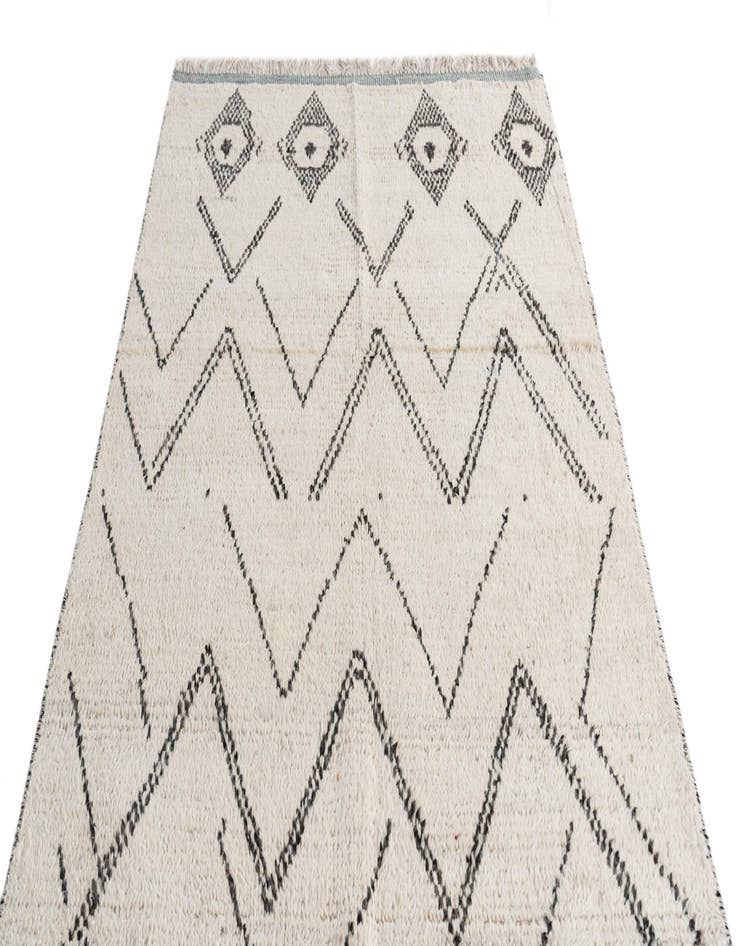 Detail image of 4' 1 x 6' 8  Hand Knotted Moroccan Wool Rug