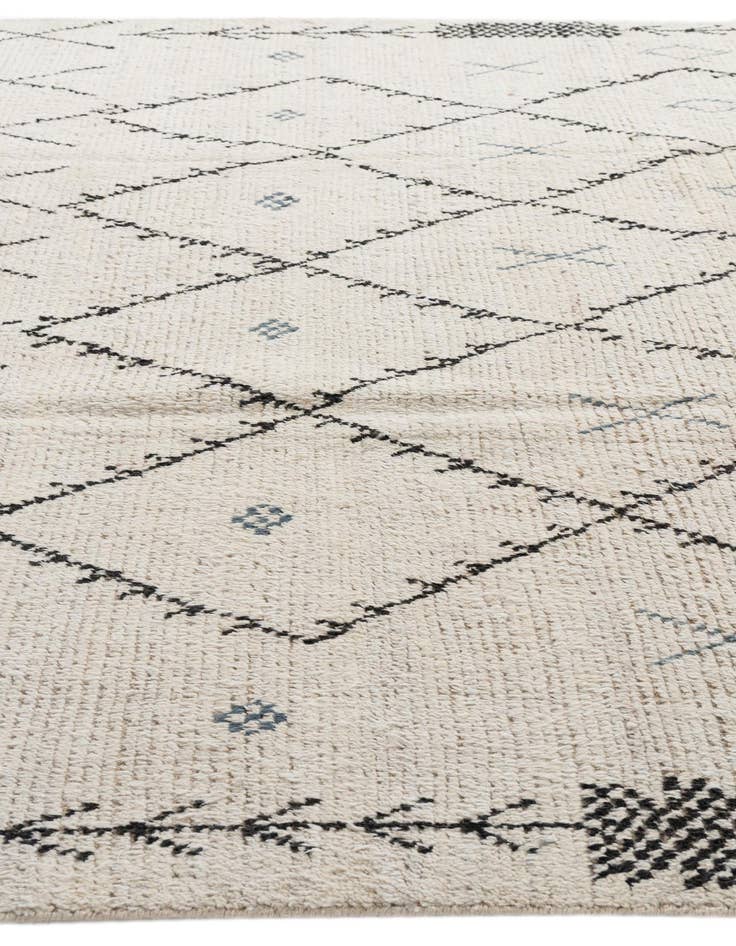Detail image of 8' x 10' 8  Hand Knotted Moroccan Wool Rug