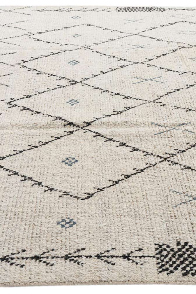 8' x 10' 8 Hand Knotted Moroccan Wool Rug