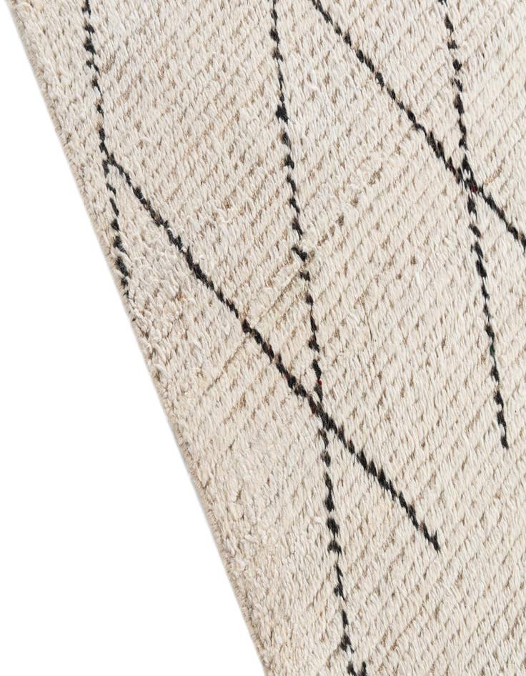 Detail image of 8' x 10' 8  Hand Knotted Moroccan Wool Rug