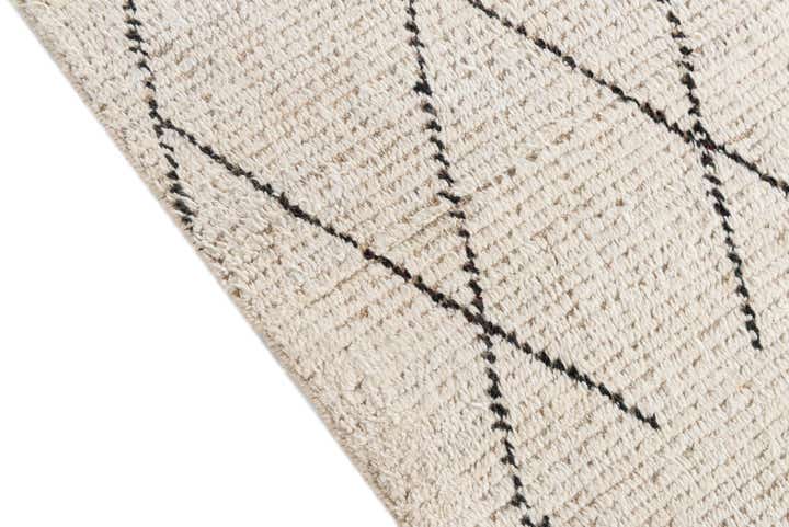 8' x 10' 8 Hand Knotted Moroccan Wool Rug