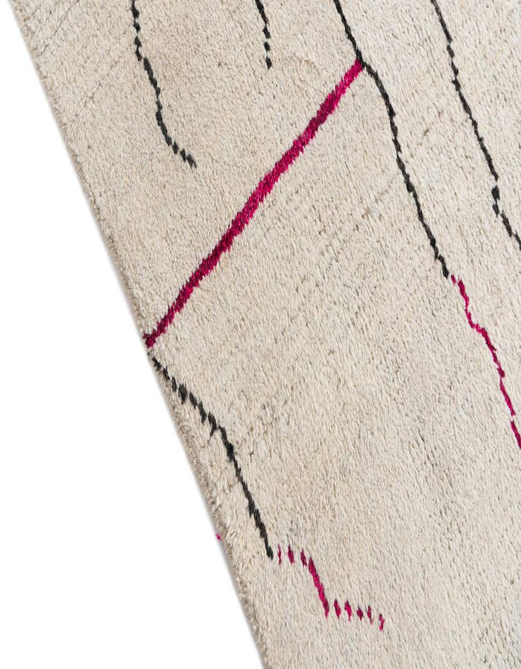 Detail image of 8' 2 x 10' 9  Hand Knotted Moroccan Wool Rug