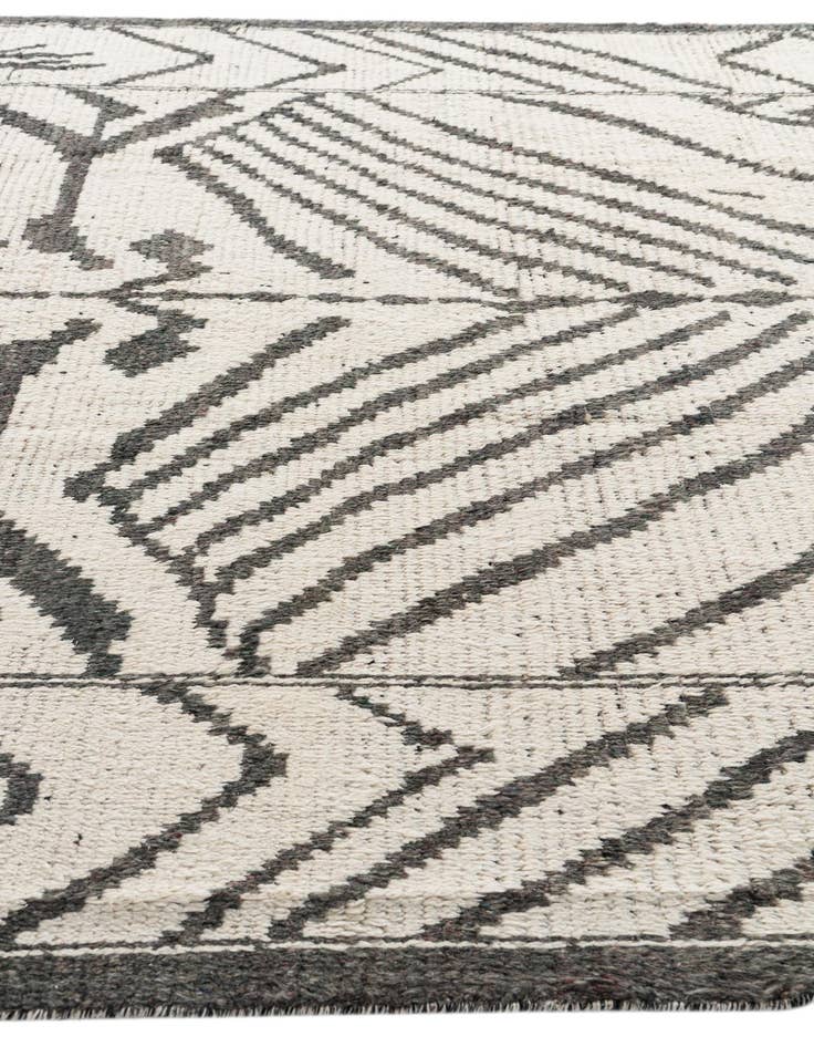 Detail image of 8' 3 x 10' 6 Hand Knotted Moroccan Wool Rug