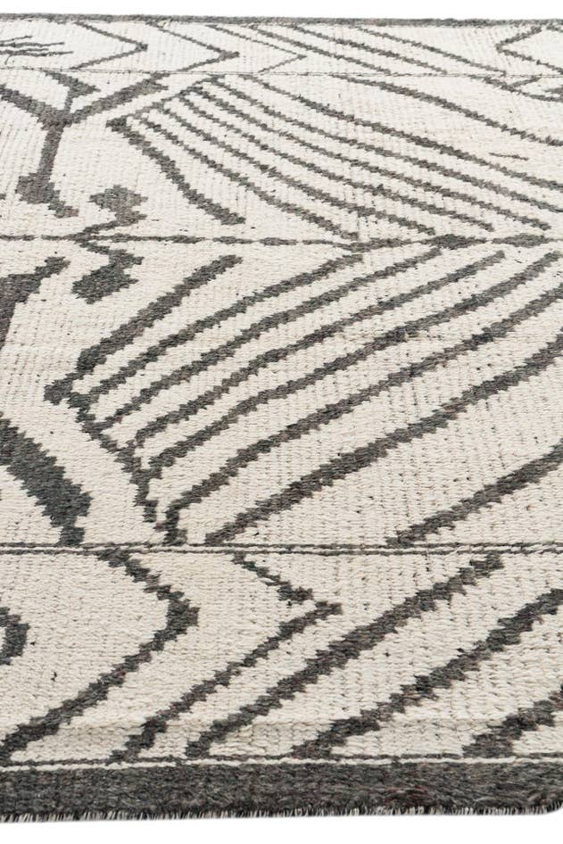 Detail image of 8' 3 x 10' 6 Hand Knotted Moroccan Wool Rug