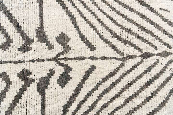 8' 3 x 10' 6 Hand Knotted Moroccan Wool Rug