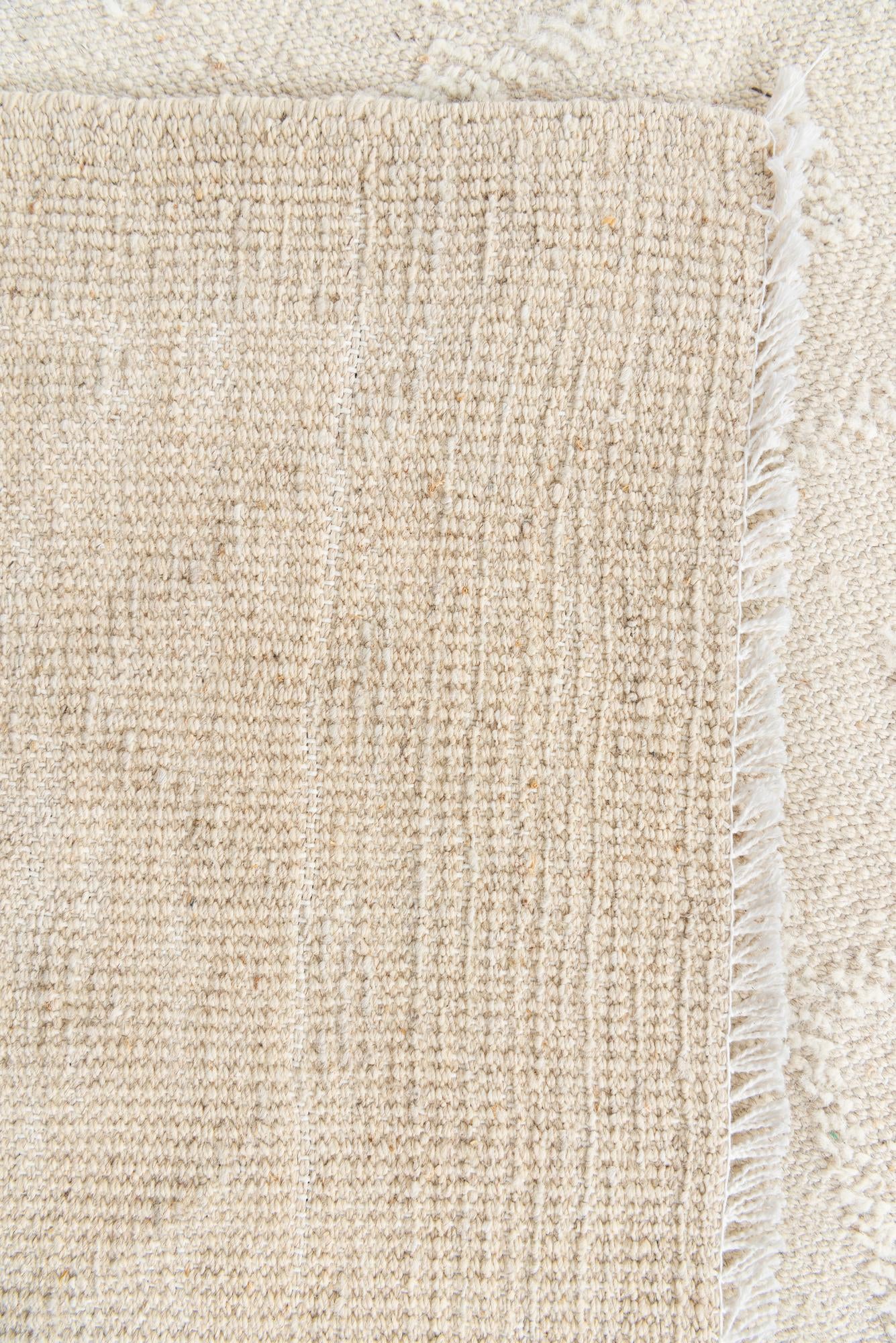 8' 1 x 10' 5 Hand Knotted Moroccan Wool Rug