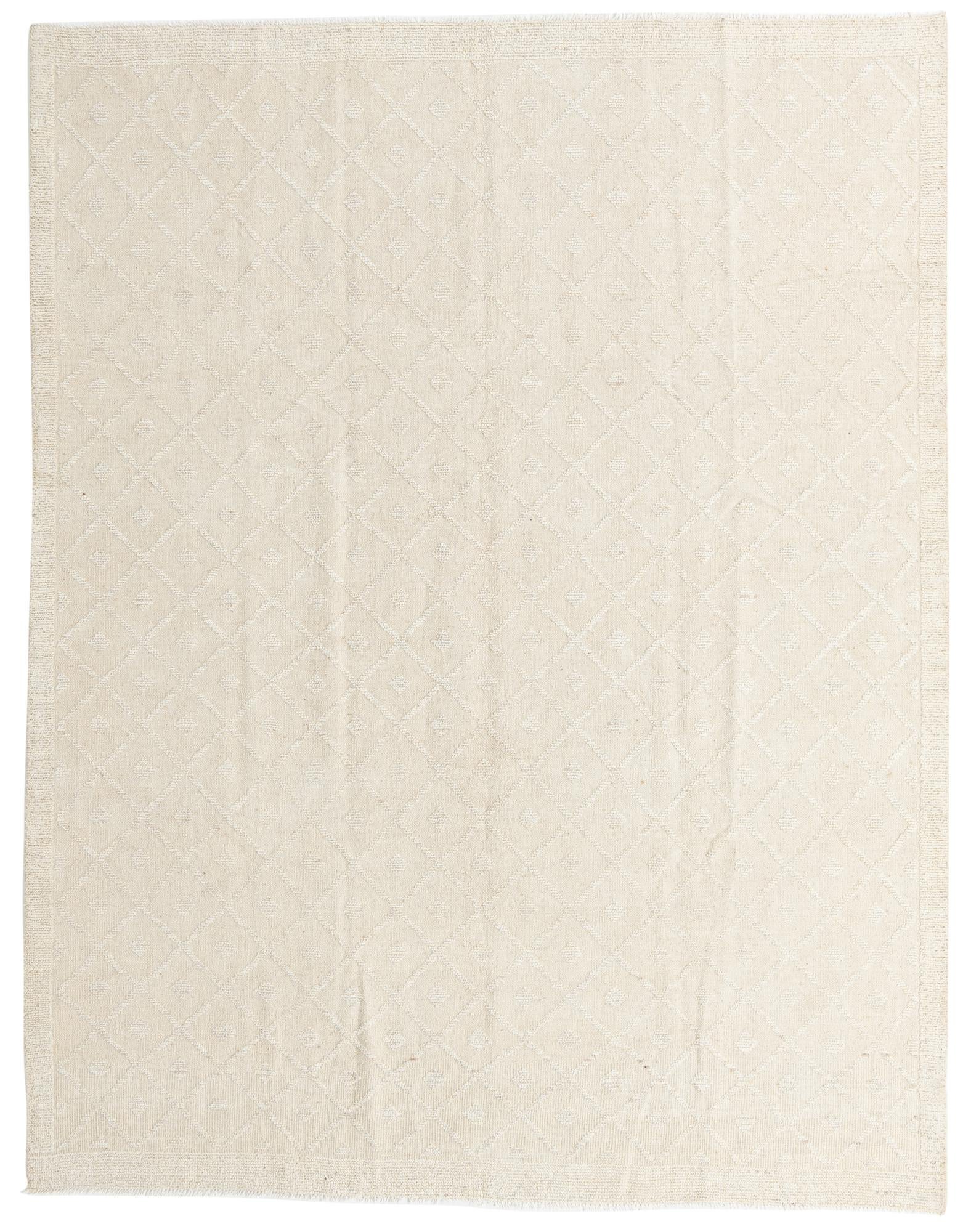 8' 1 x 10' 5 Hand Knotted Moroccan Wool Rug