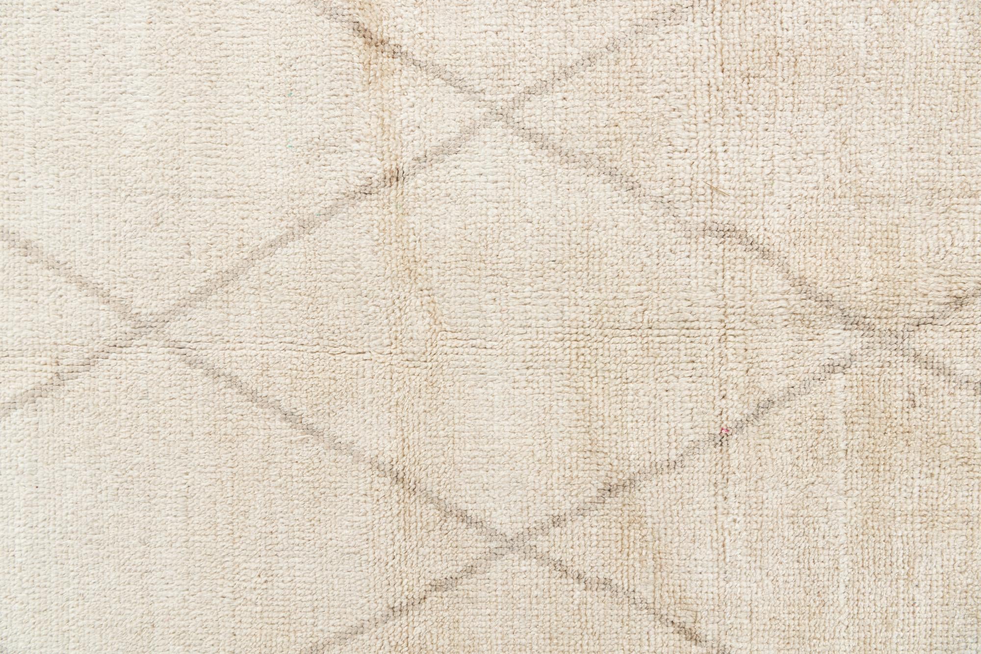 5' 8 x 8' 3 Hand Knotted Moroccan Wool Rug
