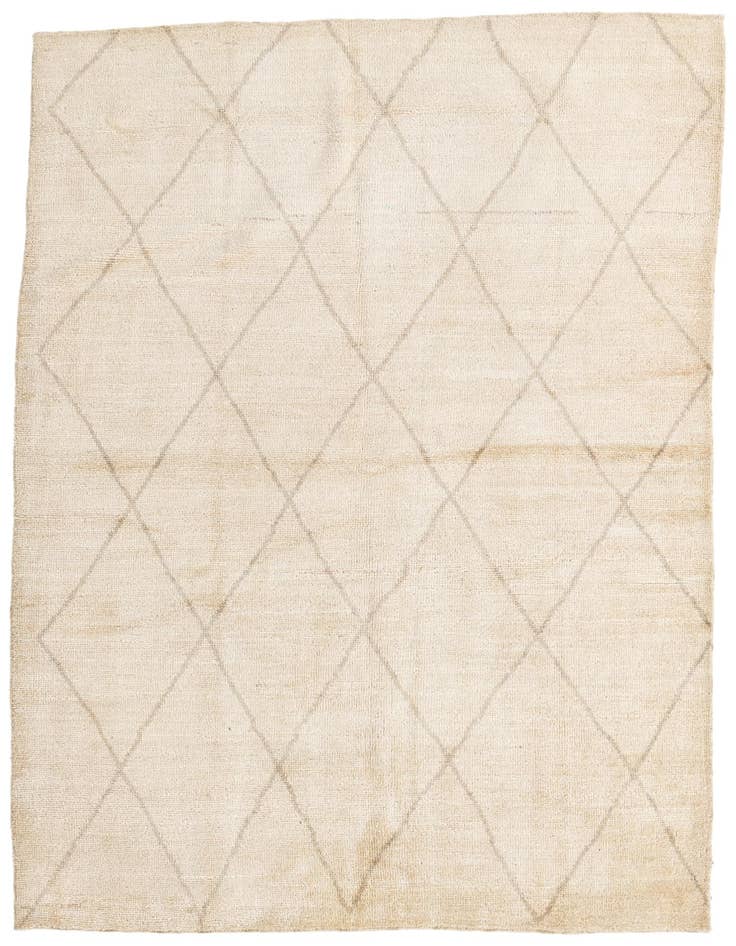 Detail image of 5' 8 x 8' 3 Hand Knotted Moroccan Wool Rug