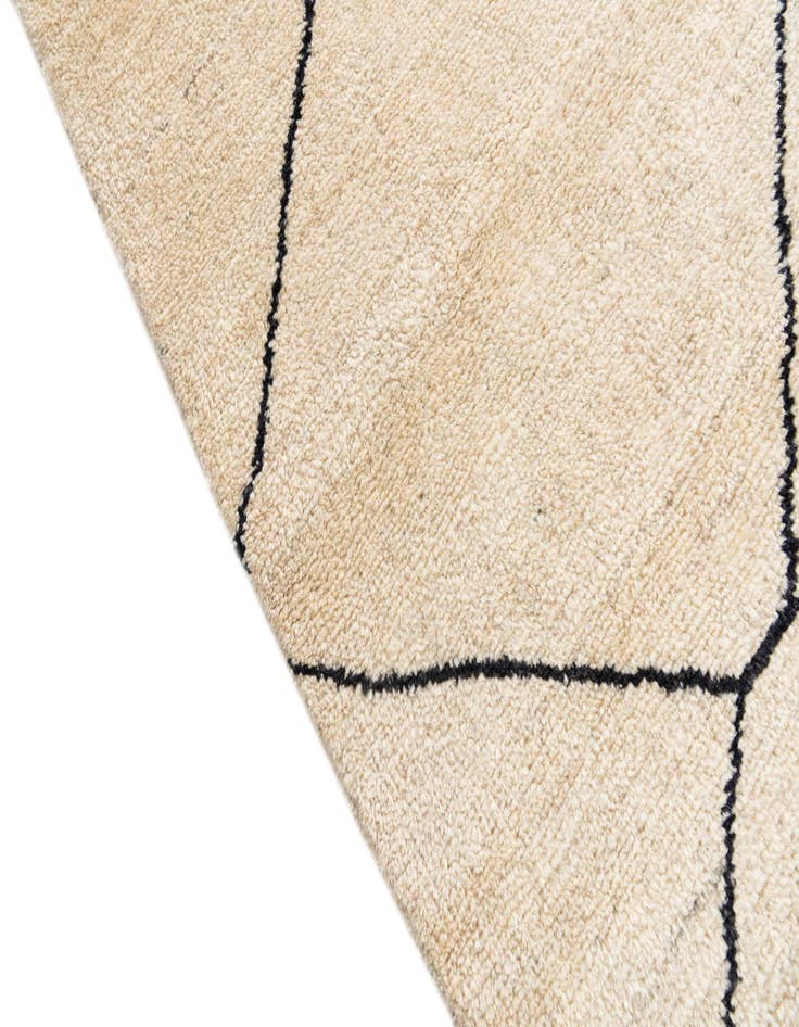 Detail image of 5' 9 x 7' 4  Hand Knotted Moroccan Wool Rug