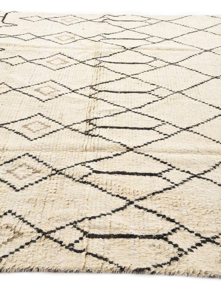 Detail image of 8' x 10' 8  Hand Knotted Moroccan Wool Rug
