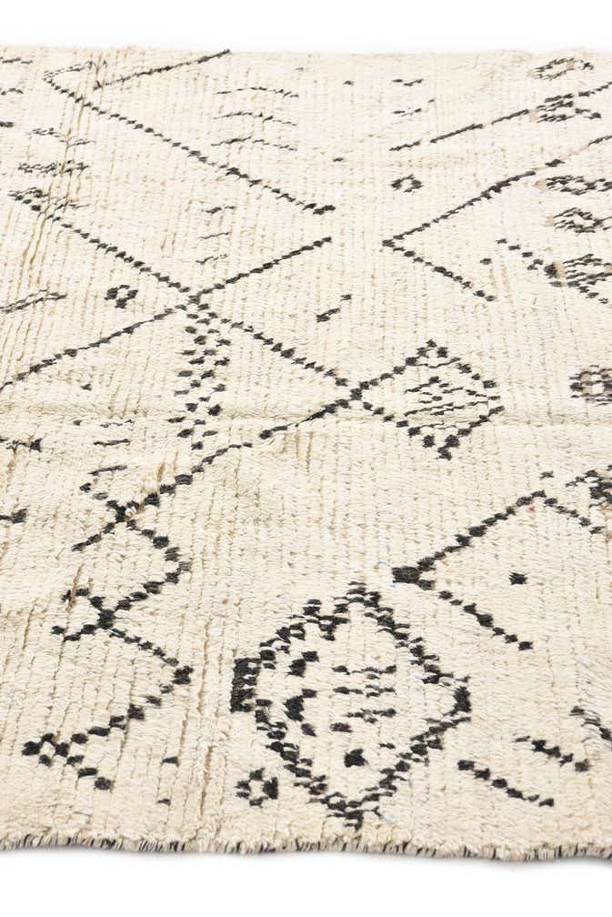 5' 9 x 9' 5 Hand Knotted Moroccan Wool Rug