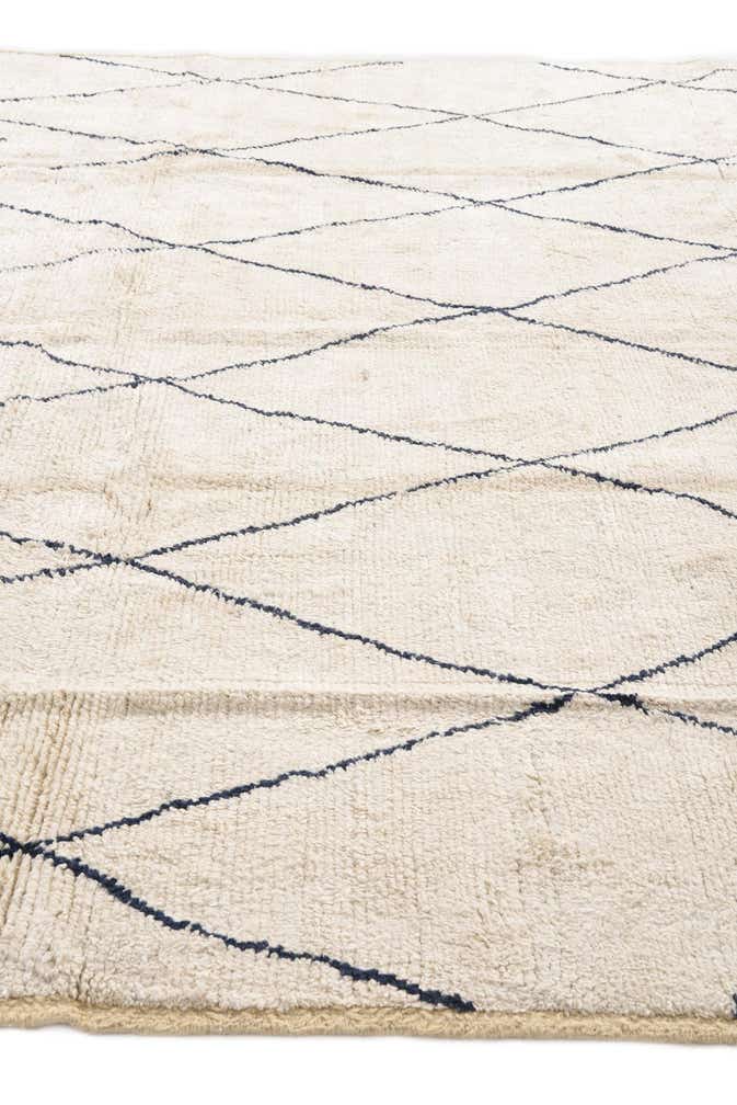 9' 4 x 12' Hand Knotted Moroccan Wool Rug