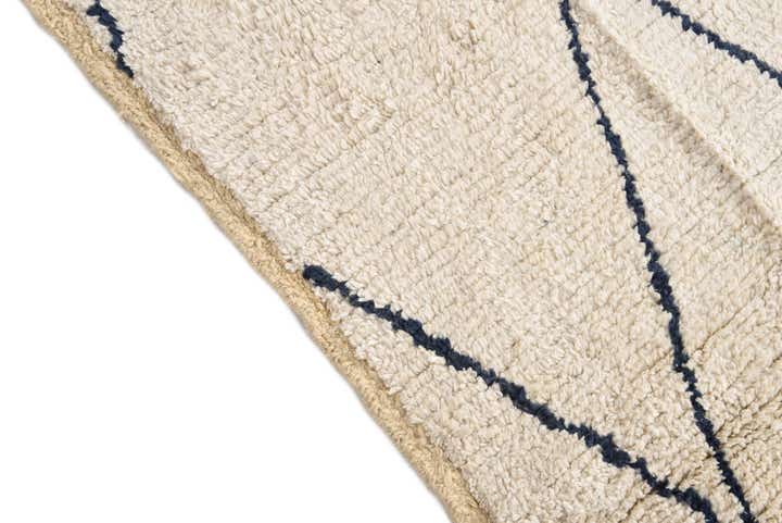 9' 4 x 12' Hand Knotted Moroccan Wool Rug