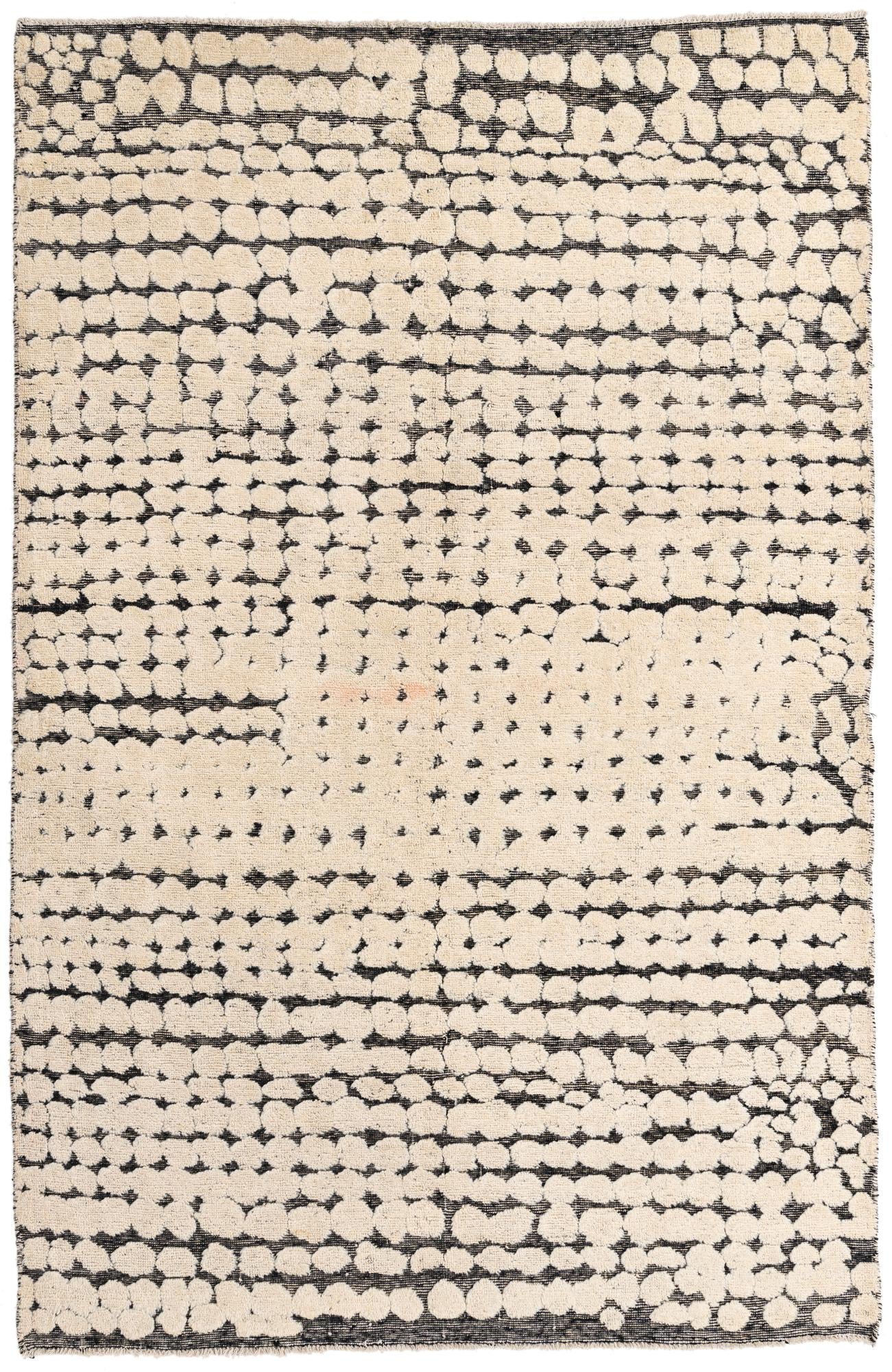 5' 6 x 8' 5 Hand Knotted Moroccan Wool Rug