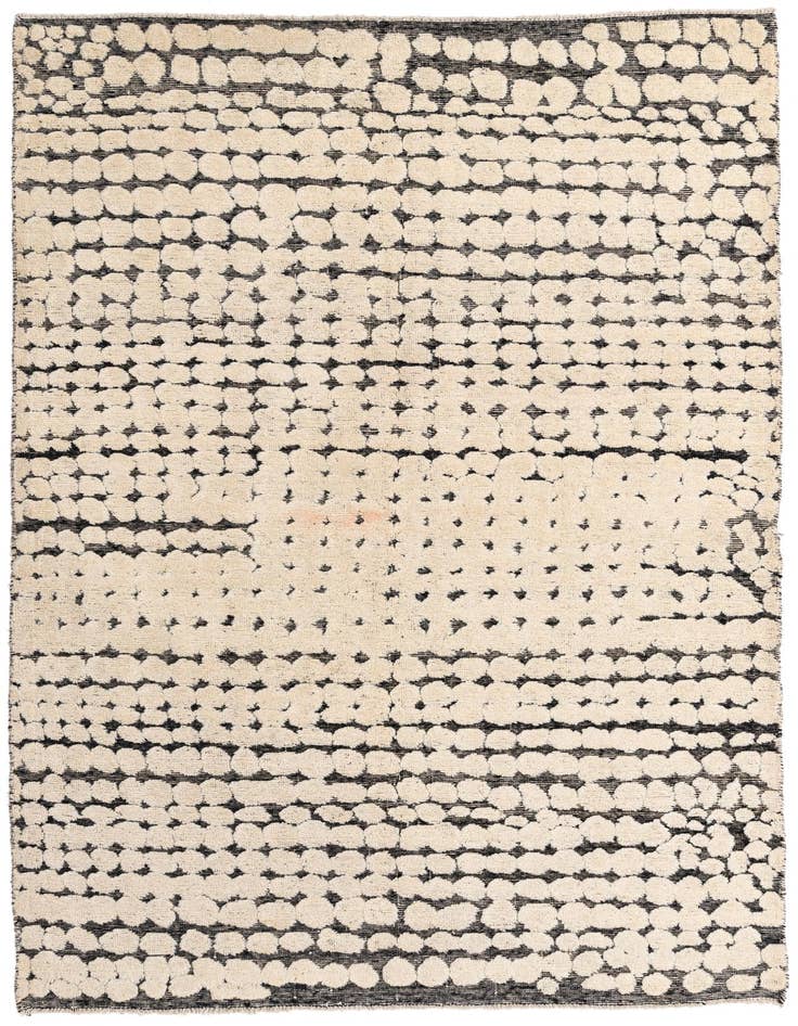 Detail image of 5' 6 x 8' 5 Hand Knotted Moroccan Wool Rug