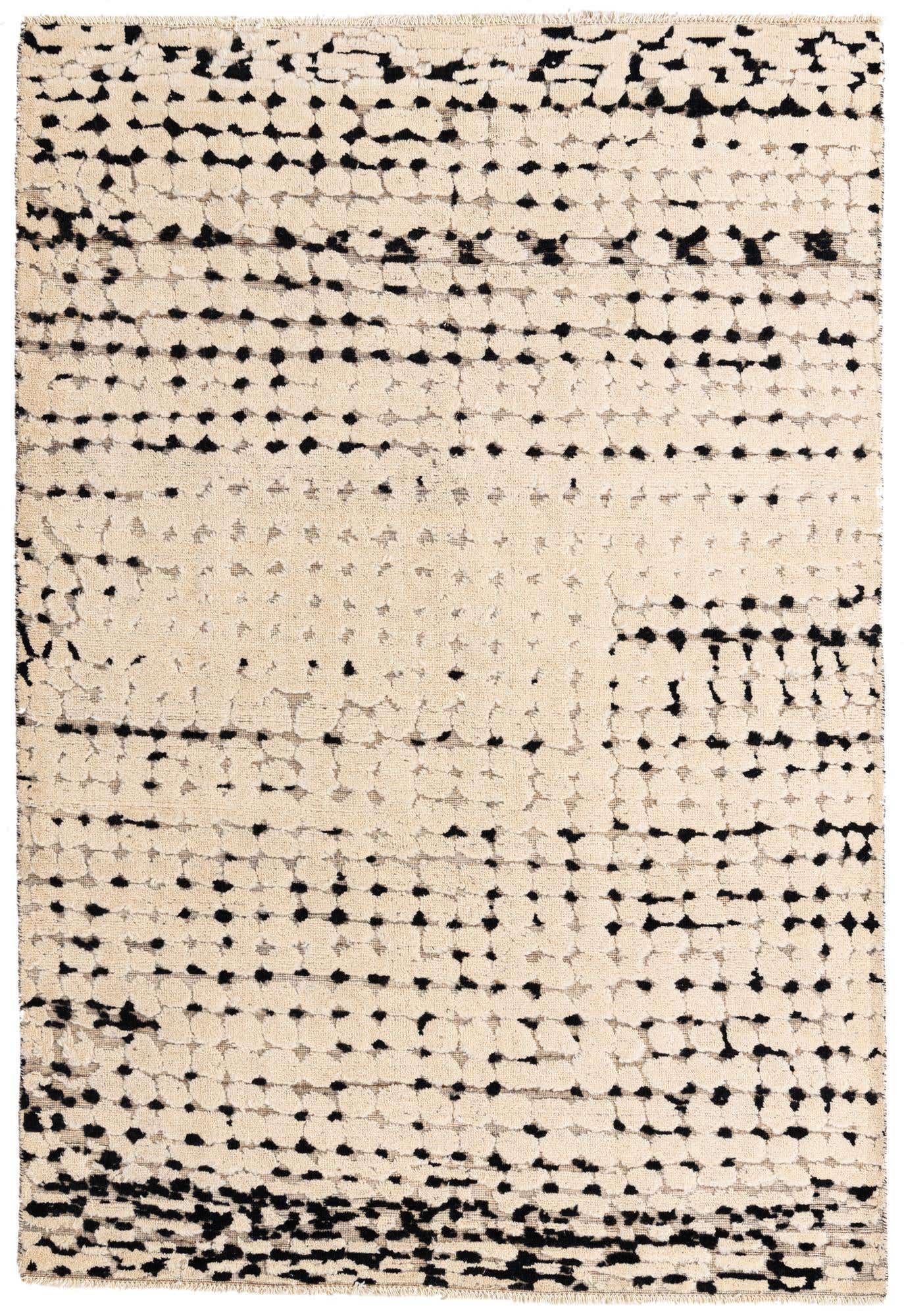 5' 7 x 8' 3 Hand Knotted Moroccan Wool Rug