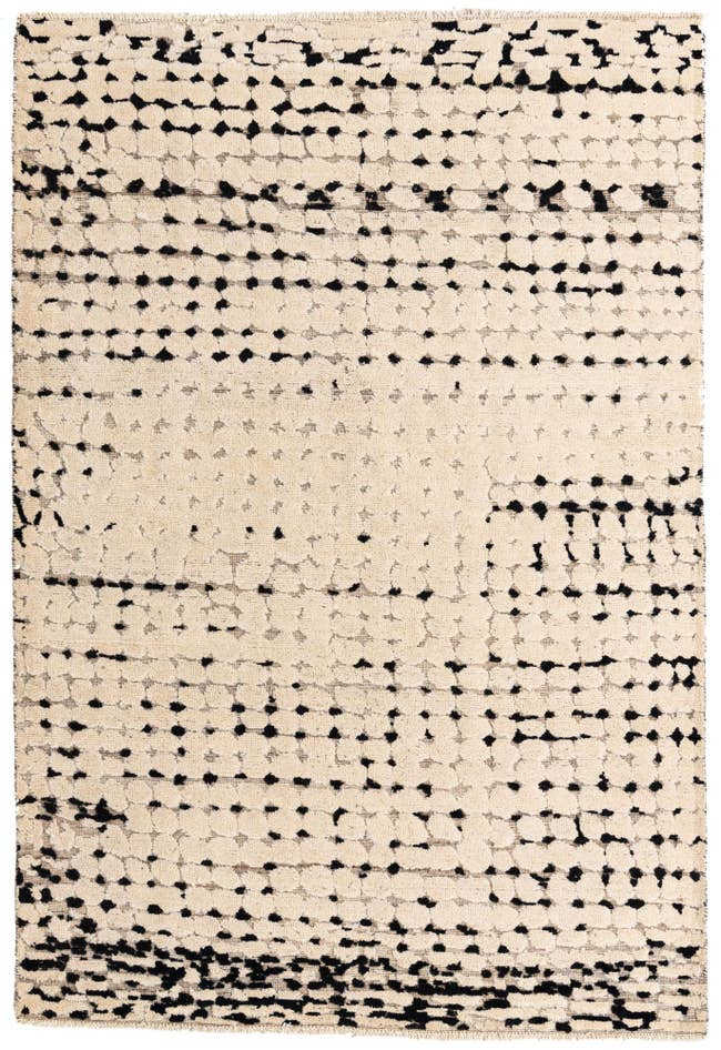Detail image of 5' 7 x 8' 3 Hand Knotted Moroccan Wool Rug