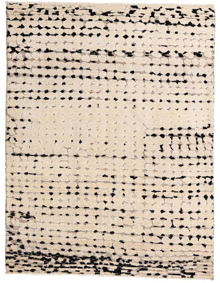 Detail image of 5' 8 x 8' 4 Hand Knotted Moroccan Wool Rug