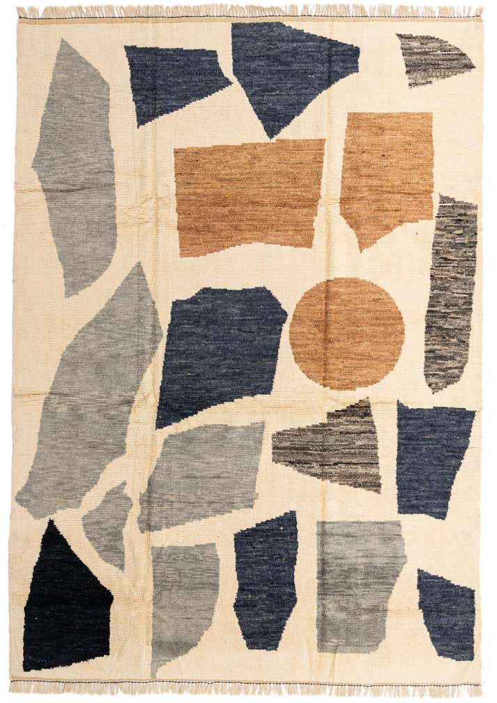 10' 2 x 14' 5 Hand Knotted Moroccan Wool Rug
