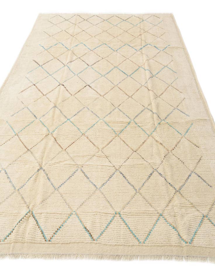 Detail image of 8' 4 x 10' 4  Hand Knotted Moroccan Wool Rug