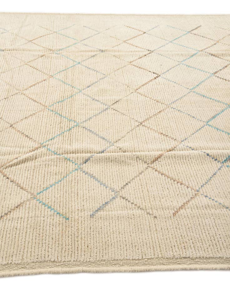 Detail image of 8' 4 x 10' 4  Hand Knotted Moroccan Wool Rug