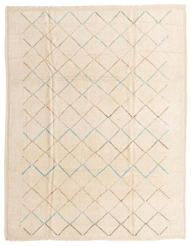 Detail image of 8' 4 x 10' 4 Hand Knotted Moroccan Wool Rug