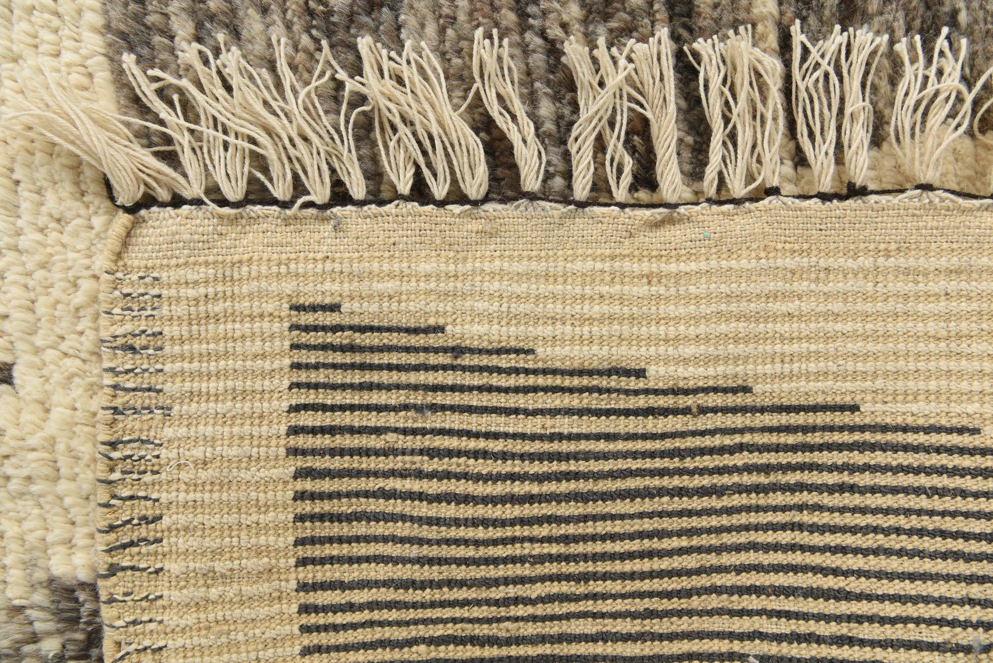 9' 4 x 12' 2 Hand Knotted Moroccan Wool Rug