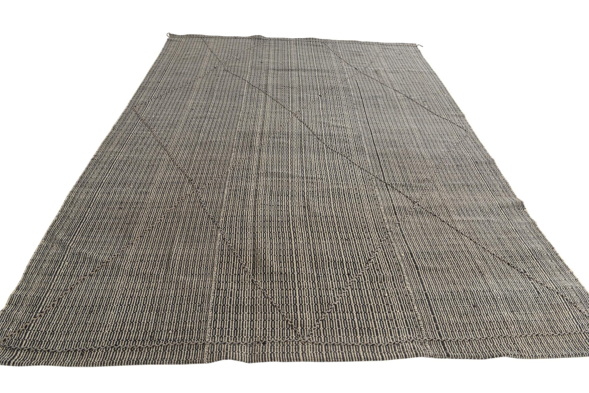8' 10 x 12' 1 Hand Knotted Moroccan Wool Rug