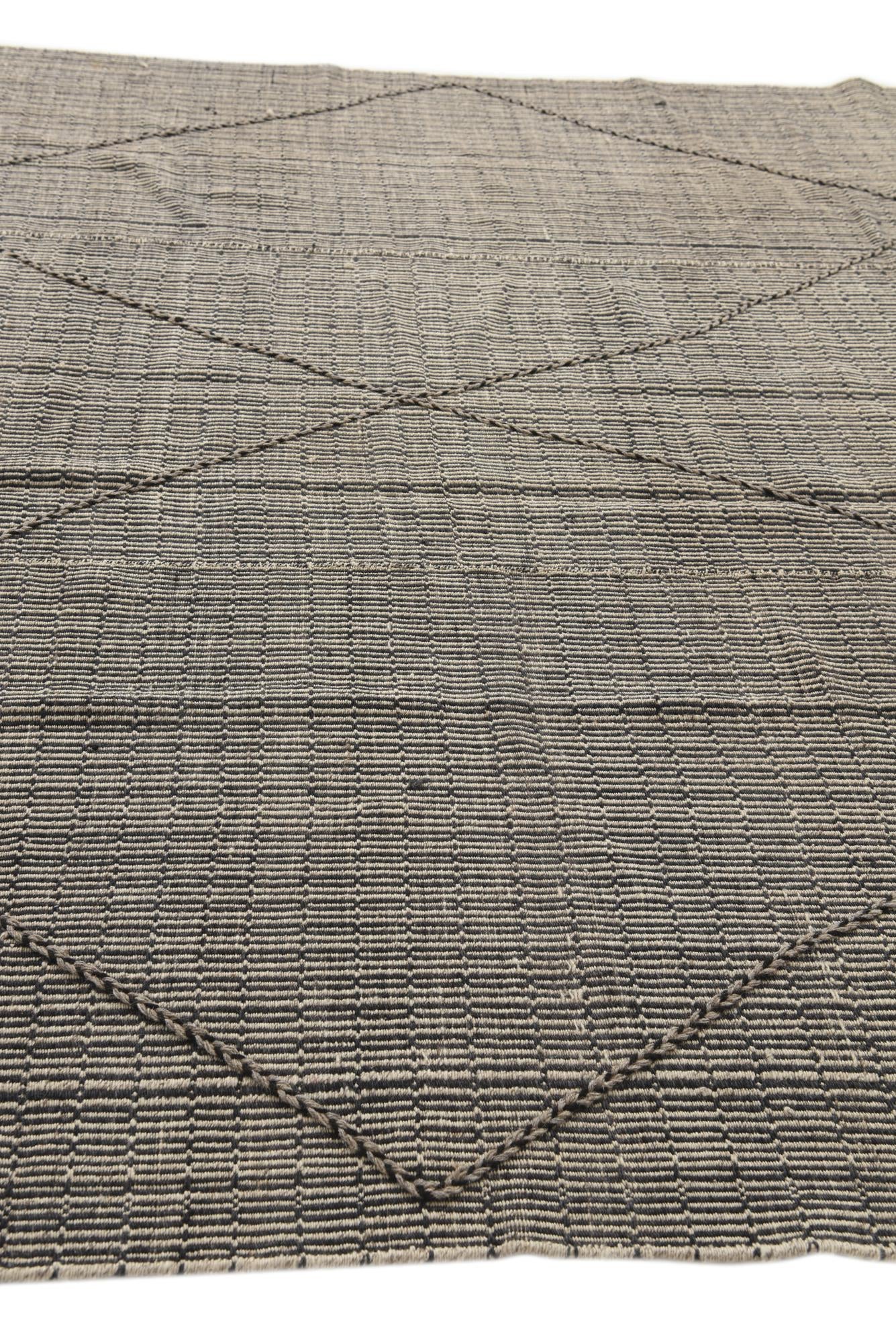 8' 10 x 12' 1 Hand Knotted Moroccan Wool Rug
