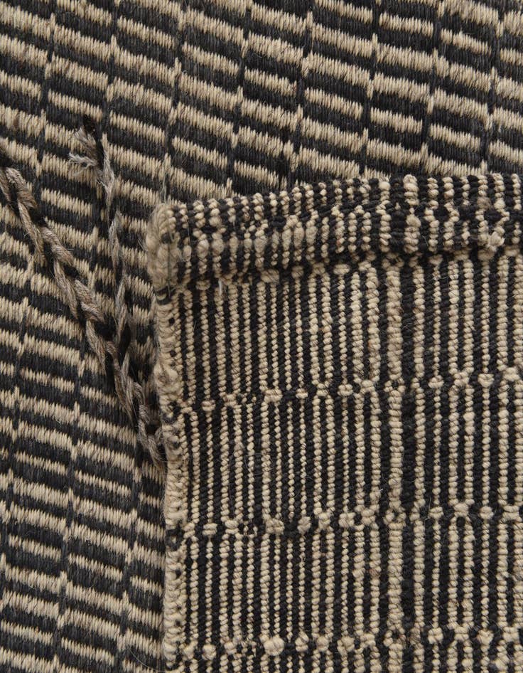 Detail image of 8' 10 x 12' 1  Hand Knotted Moroccan Wool Rug