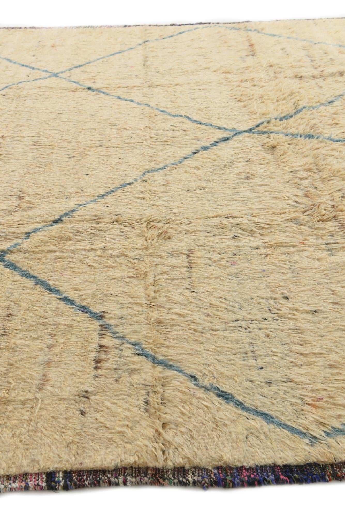 10' x 14' 2 Hand Knotted Moroccan Wool Rug