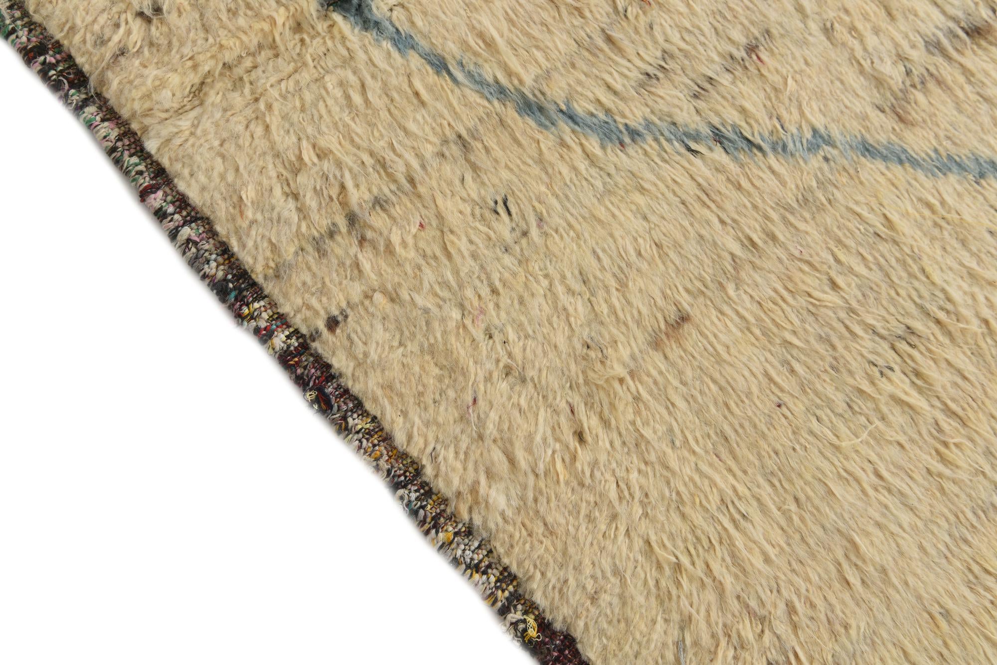 10' x 14' 2 Hand Knotted Moroccan Wool Rug