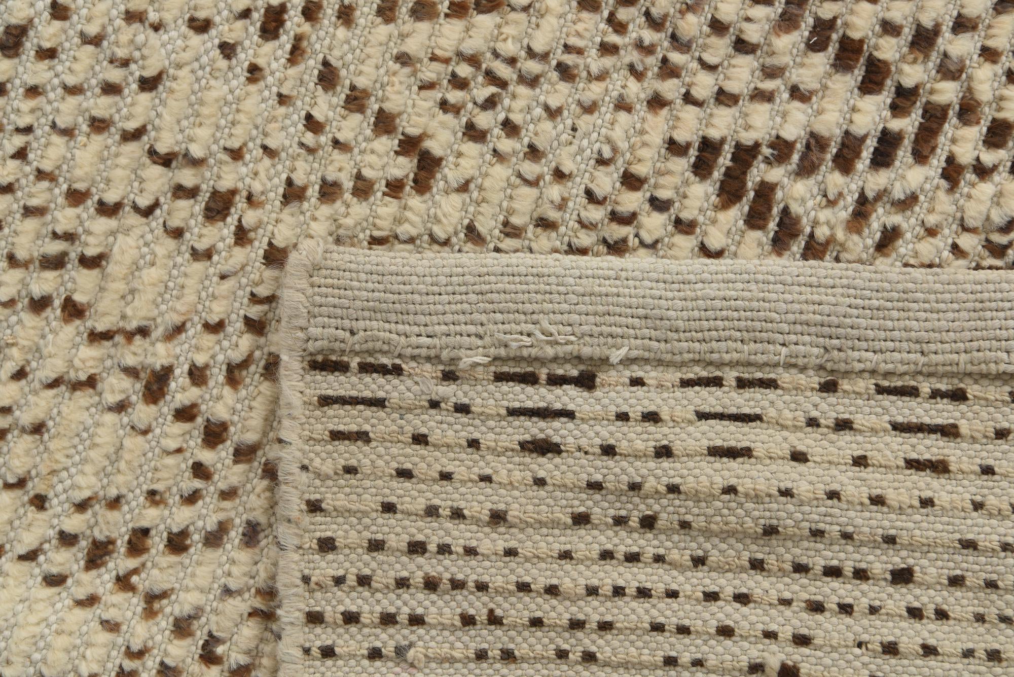 6' 1 x 9' 4 Hand Knotted Moroccan Wool Rug