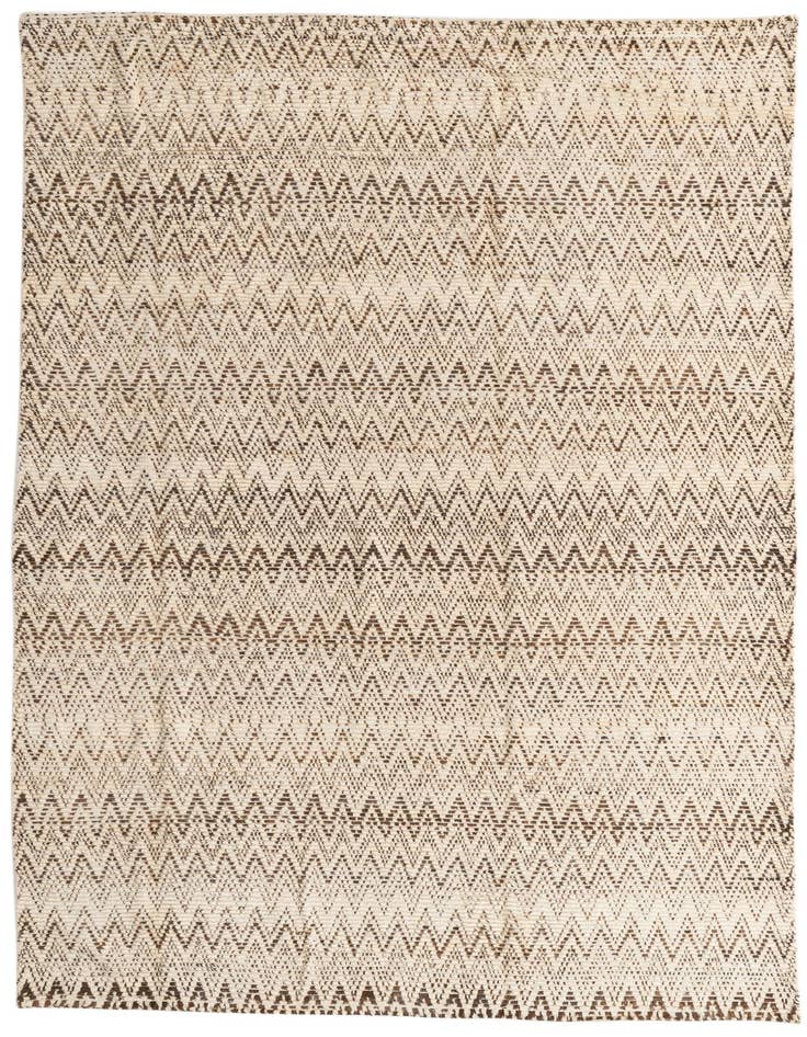Detail image of 6' 1 x 9' 4 Hand Knotted Moroccan Wool Rug