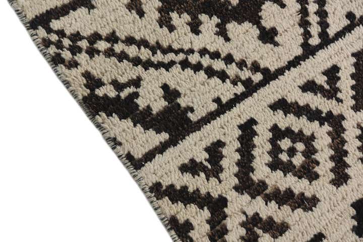 4' 4 x 6' 7 Hand Knotted Moroccan Wool Rug