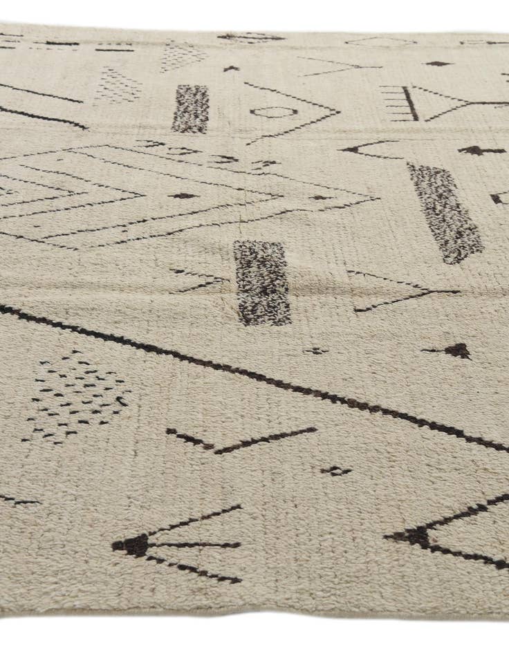 Detail image of 8' 2 x 10' 5  Hand Knotted Moroccan Wool Rug