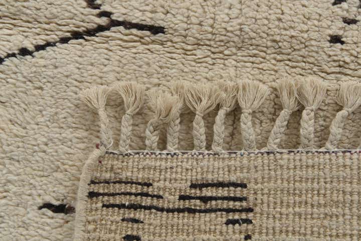 8' 2 x 10' 5 Hand Knotted Moroccan Wool Rug