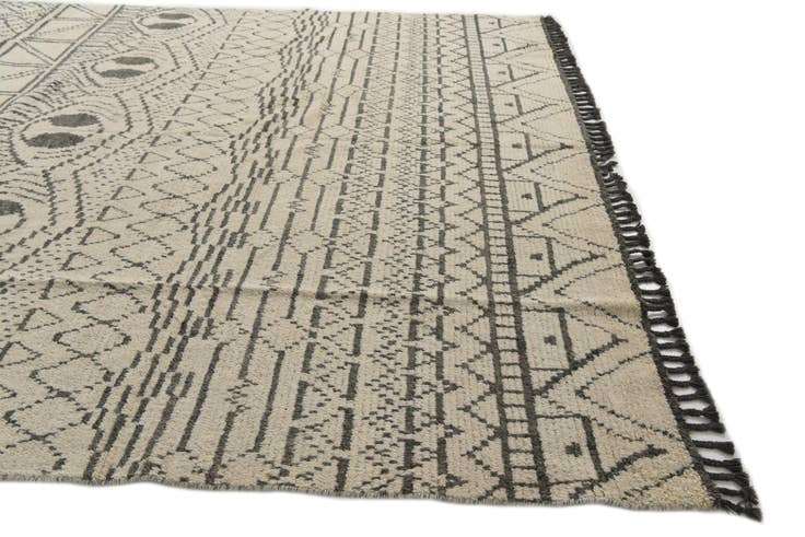 Detail image of 9' x 12' 7 Hand Knotted Moroccan Wool Rug