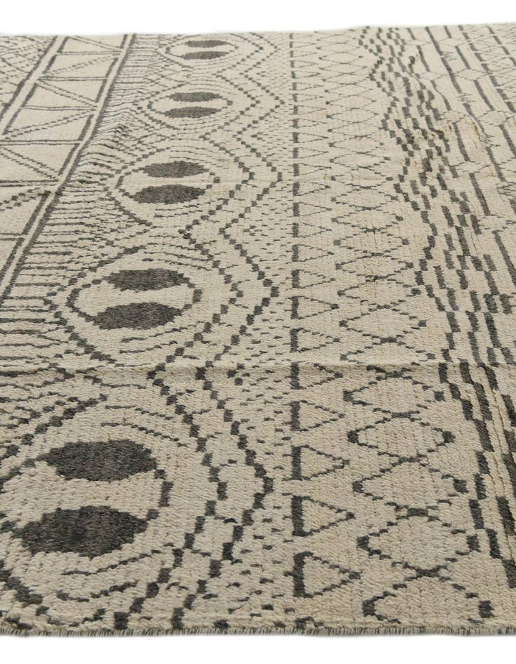 Detail image of 9' x 12' 7  Hand Knotted Moroccan Wool Rug