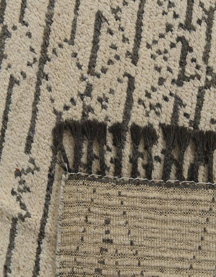 Detail image of 9' x 12' 7  Hand Knotted Moroccan Wool Rug