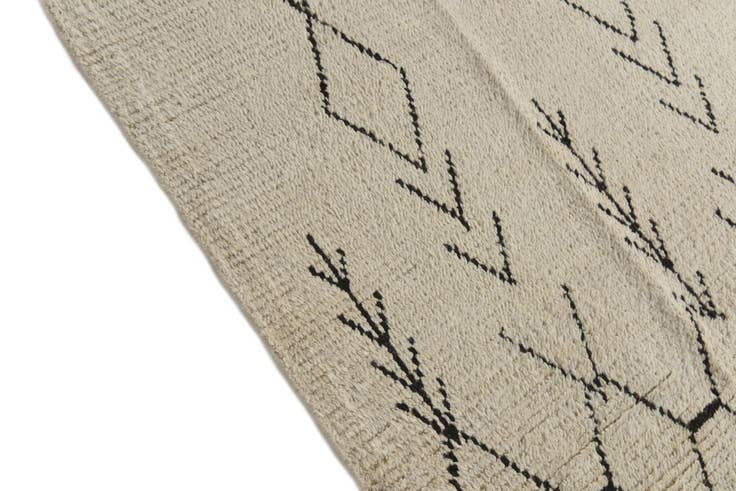 Detail image of 8' 9 x 12' Hand Knotted Moroccan Wool Rug