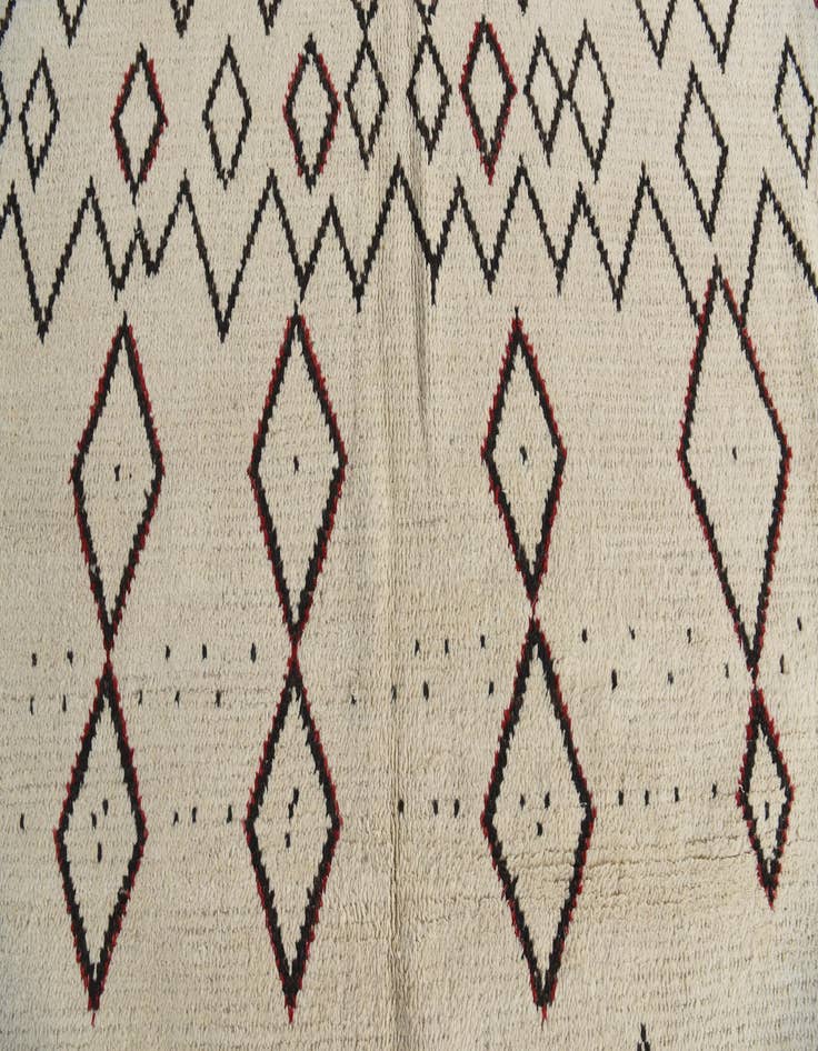 Detail image of 8' 9 x 12'  Hand Knotted Moroccan Wool Rug