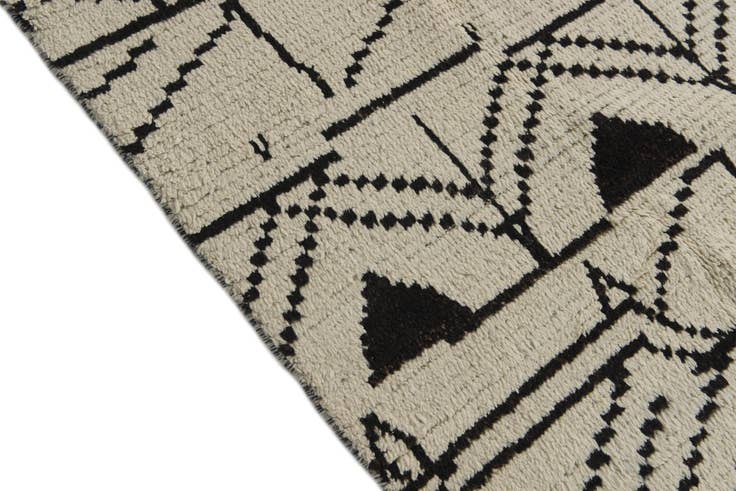 Detail image of 9' x 12' 1 Hand Knotted Moroccan Wool Rug