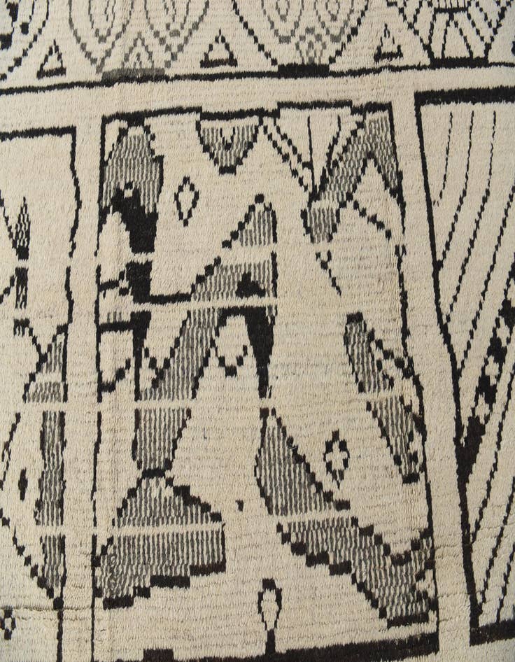 Detail image of 10' x 13' 9  Hand Knotted Moroccan Wool Rug