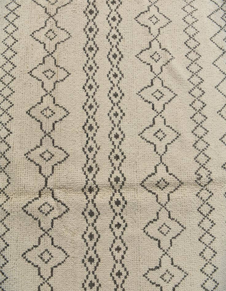 Detail image of 10' 2 x 14'  Hand Knotted Moroccan Wool Rug