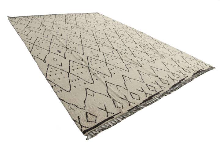 10' 2 x 14' 3 Hand Knotted Moroccan Wool Rug