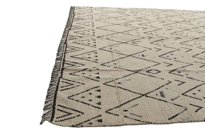 10' 2 x 14' 3 Hand Knotted Moroccan Wool Rug