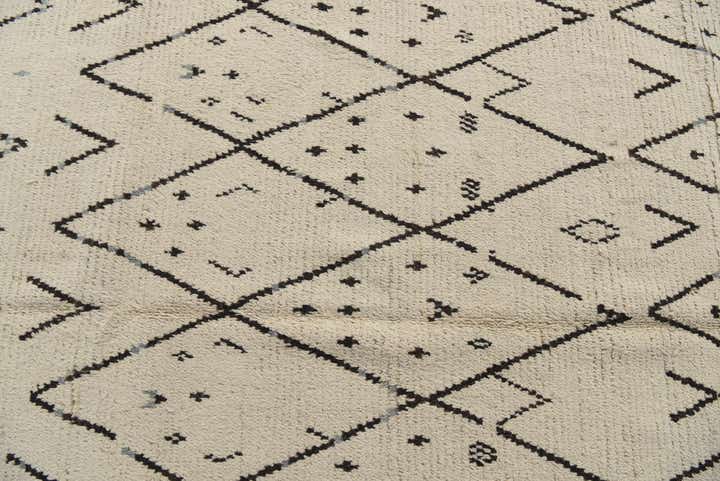10' 2 x 14' 3 Hand Knotted Moroccan Wool Rug
